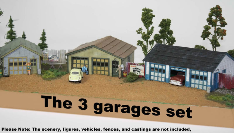 Three Garage Set
