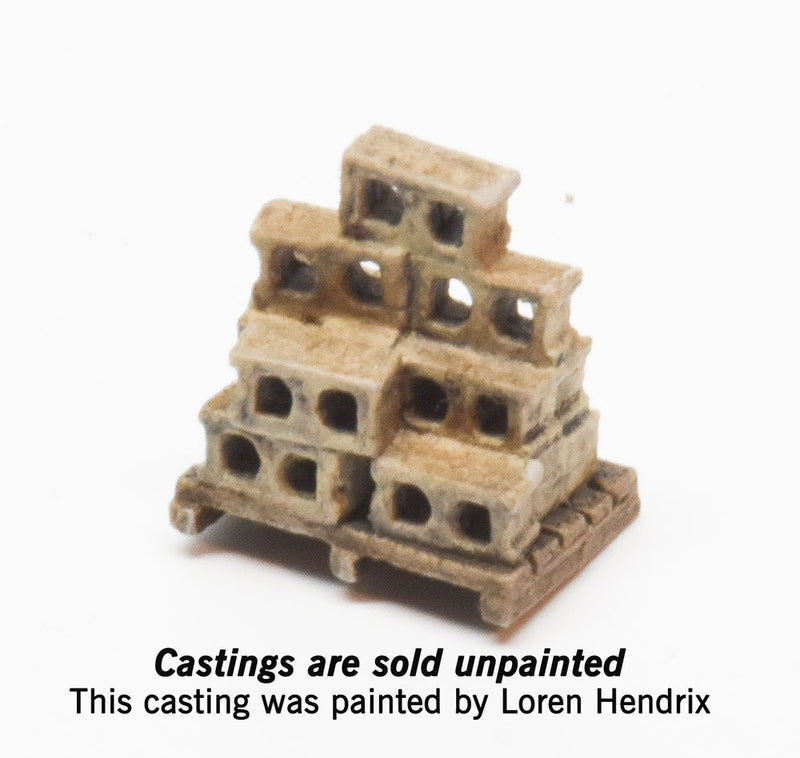 C-178 Pallet of Cinder Blocks (2)