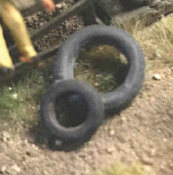 HO Scale assorted Tires