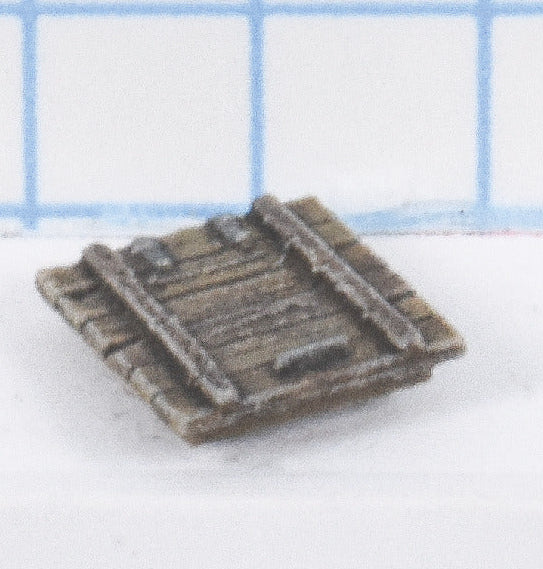 Wooden hatch cover access door