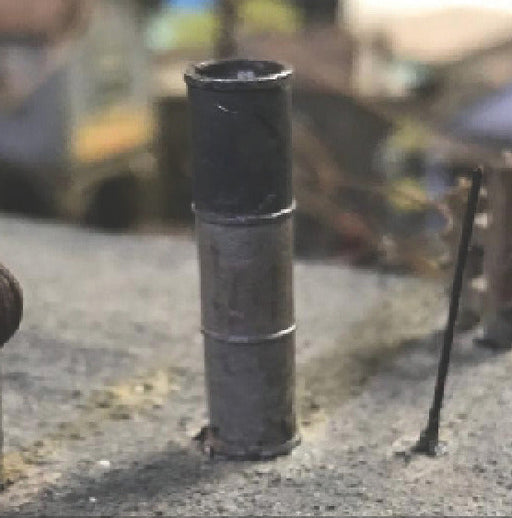 Large diameter metal smokestack