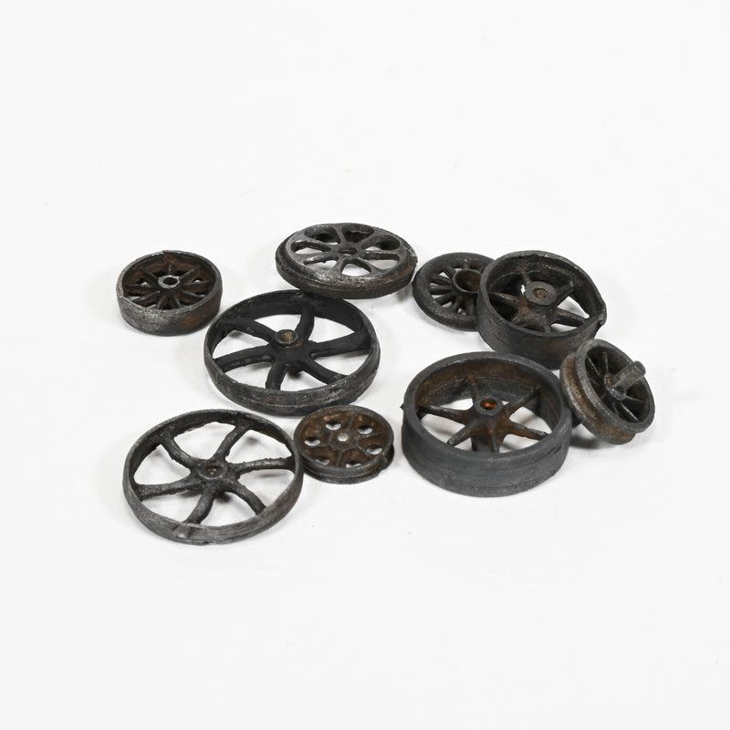 C-156 Assorted Spoked Wheels (10)