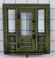 Entry door with side windows