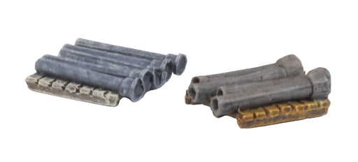 Pallets with pipes