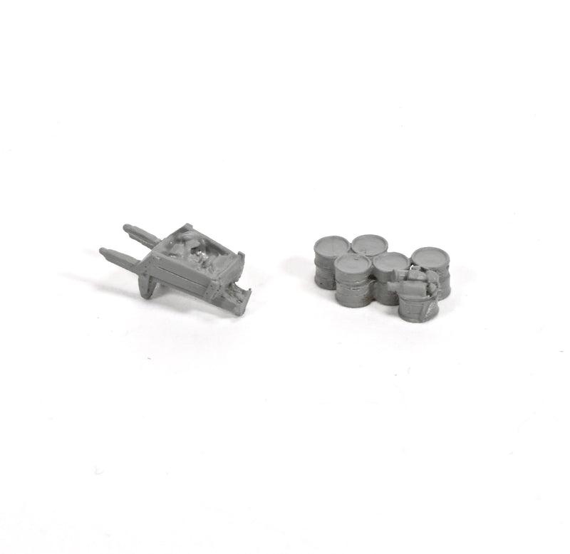 C-293 Wheelbarrow & Cans