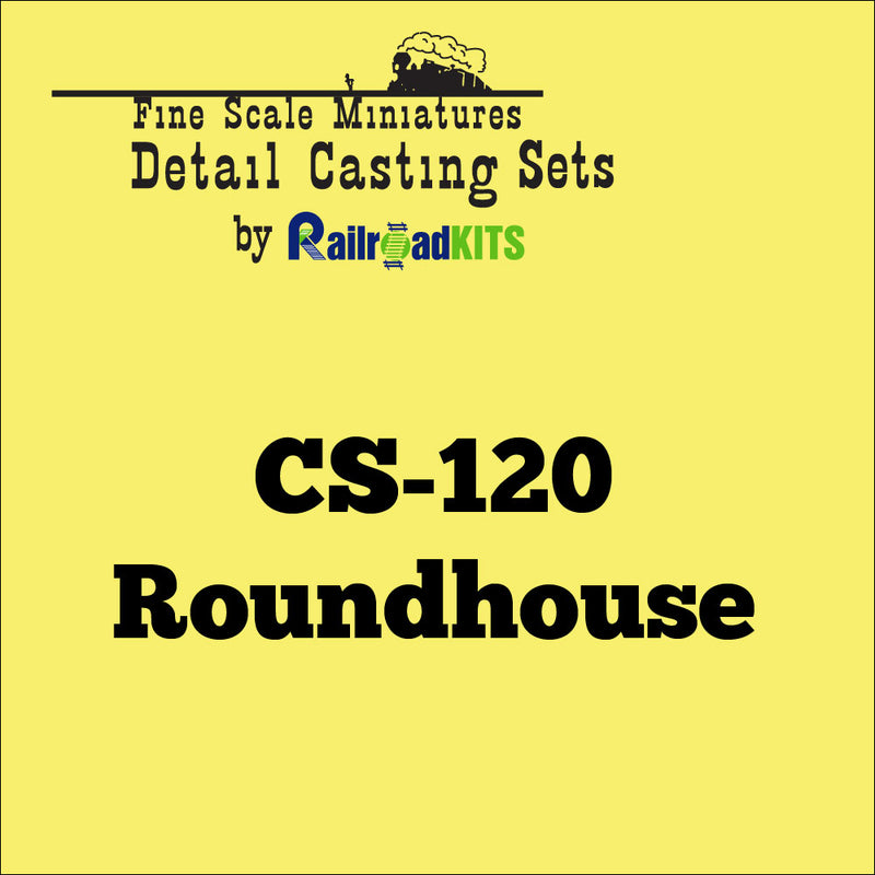 CS-120 2-Stall Roundhouse Casting Set