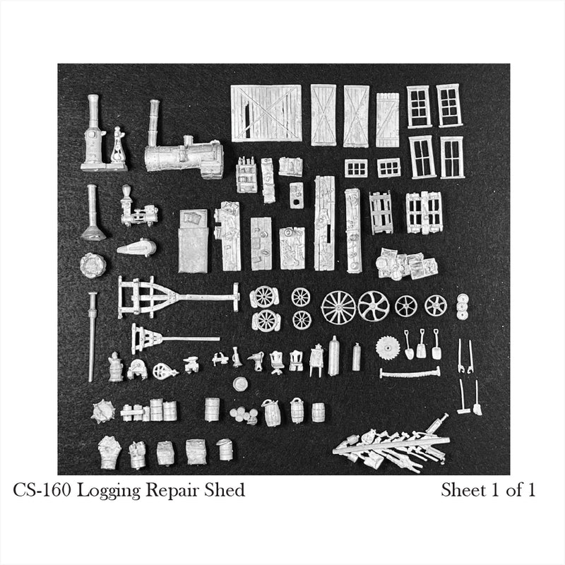 CS-160 Logging Repair Shed Casting Set