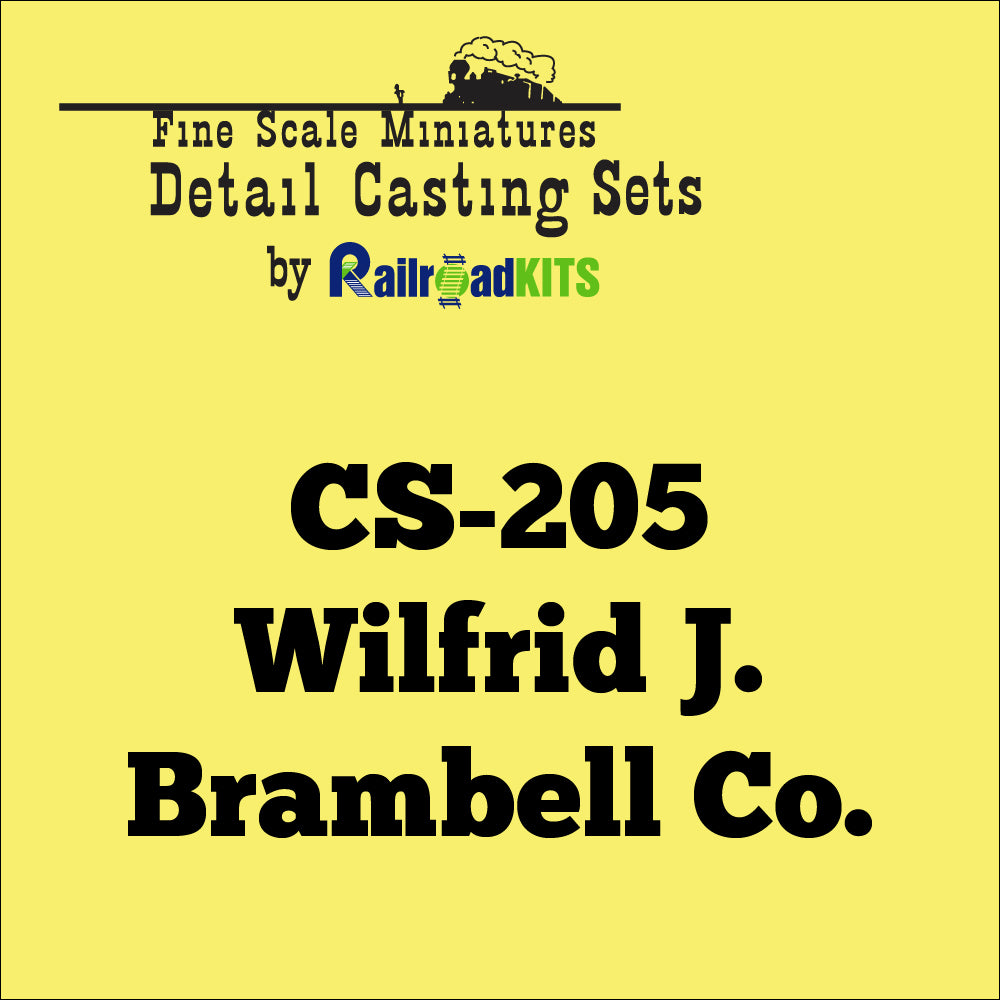 CS-205 Wilfrid J. Brambell Casting Set — RailroadKits & Microlumina