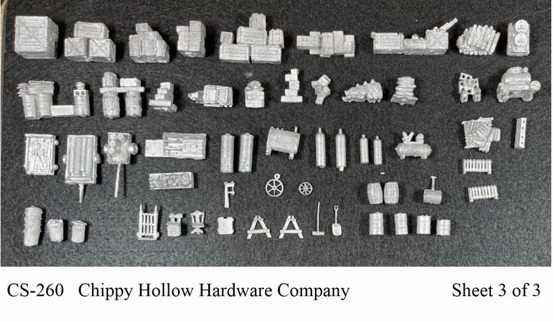 CS-260 Chippy Hollow Hardware Casting Set