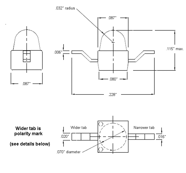 Subminiature High Intensity LEDs
